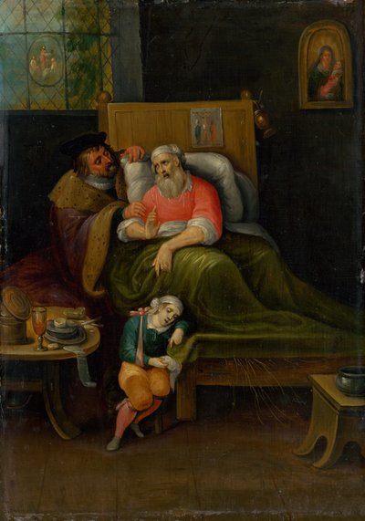 La Visite des malades des Sept Œuvres de Miséricorde - Frans Francken the Younger