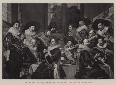 Banquet des Officiers des Arquebusiers de Saint-André - Frans Hals