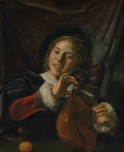 Garçon avec un Luth, vers 1625 - Frans Hals