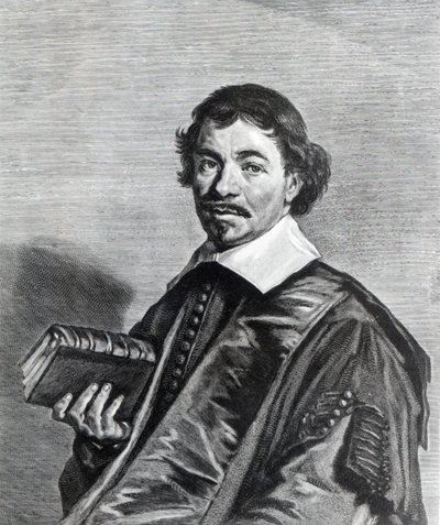 Johannes Hoornbeek, gravé par Jonas Suyderhoef - Frans Hals