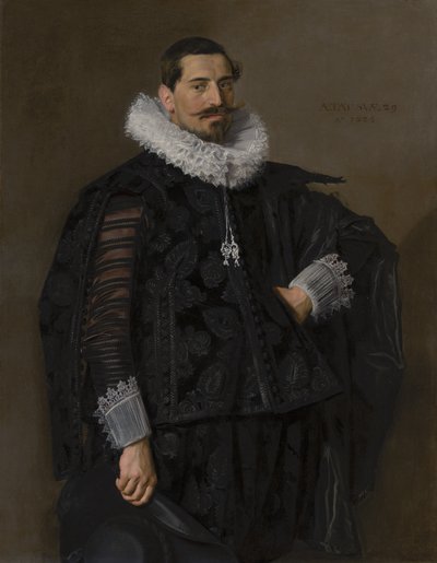 Portrait de Jacob Pietersz Olycan (1596-1638) - Frans Hals