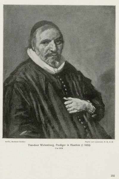 Portrait de Theodorus Wikenburg - Frans Hals