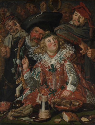 Fêtards de Mardi Gras (La Joyeuse Compagnie) vers 1615 - Frans Hals