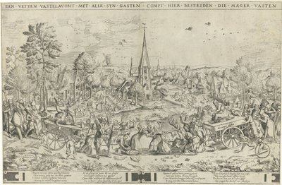 La lutte entre le carnaval et le carême - Frans Hogenberg