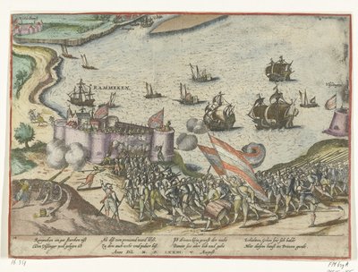 Prise du Fort Rammekens, 1573 - Frans Hogenberg
