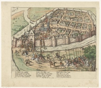 Prise de Neuss, 1585 - Frans Hogenberg