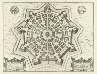 Plan de Palmanova - Frans Hogenberg