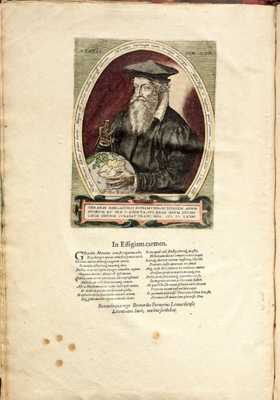 Portrait de Gerardus Mercator 1512-1594 à l
