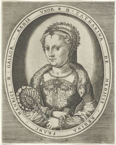 Portrait de Catherine de Médicis - Frans Huys