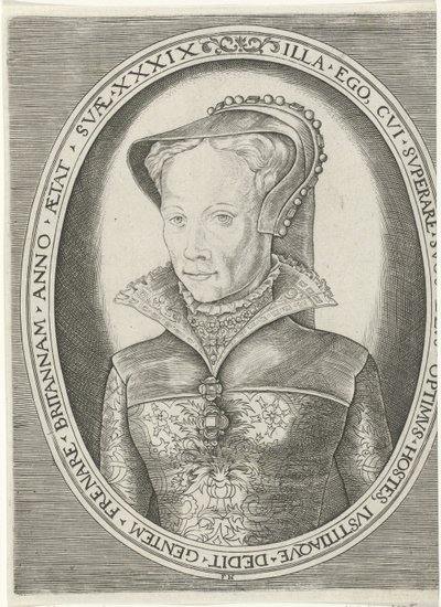 Portrait de Mary I - Frans Huys