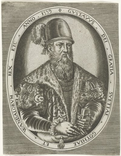 Portrait du roi Gustave I de Suède - Frans Huys