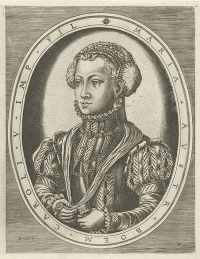 Portrait de la reine Marie de Bohême - Frans Huys
