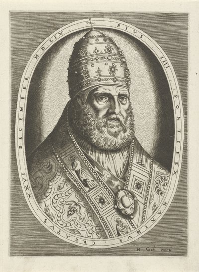 Portrait du pape Pie IV - Frans Huys