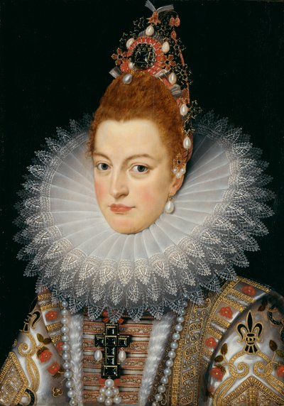 Archiduchesse Isabelle, c.1601-20 - Frans II (after) Pourbus