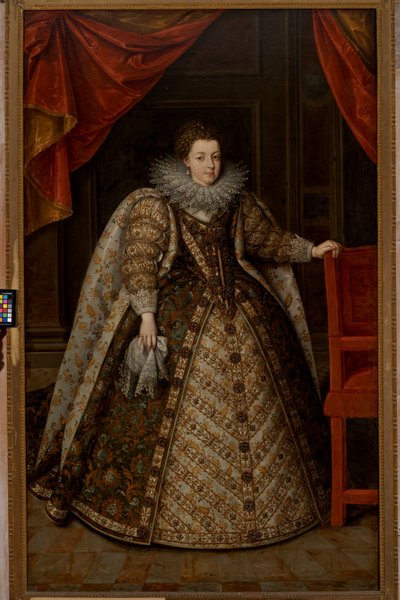 Christine de Savoie, Princesse de Piémont (1606-1663) - Frans II (after) Pourbus