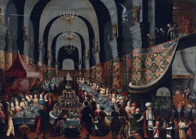 Le festin de Balthazar - Frans II Francken