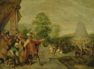 La Construction de la tour de Babel - Frans II Francken