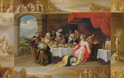 Le Christ dans la maison de Simon le Pharisien, 1637 - Frans II Francken the Younger