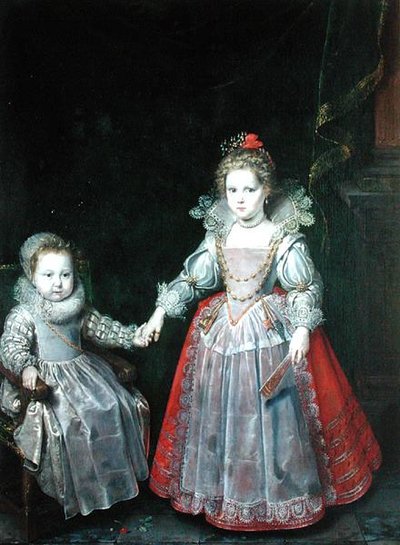 Philippe Emmanuel de Croy et sa sœur Marie - Frans II Pourbus