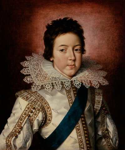 Portrait de Louis XIII, Roi de France, Enfant - Frans II Pourbus