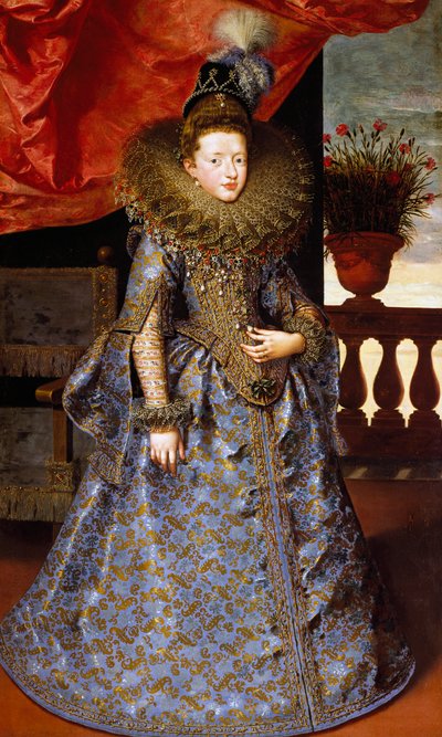 Portrait de Marguerite de Savoie - Frans II Pourbus