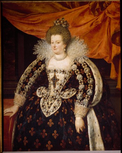 Portrait de Marie de Médicis (1573 - 1642), épouse d