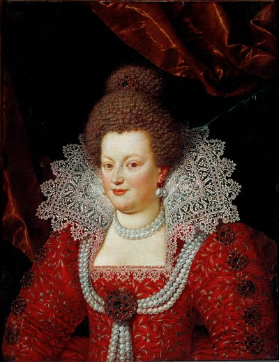 Portrait de Marie de Médicis, reine de France (vers 1610) - Frans II Pourbus