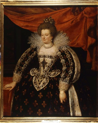 Portrait de Marie de Médicis (1573 - 1642), épouse d
