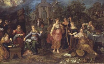 La parabole des vierges sages et folles - Frans II the Younger Francken