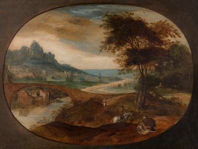 Paysage avec le Bon Samaritain - Frans Mostaert