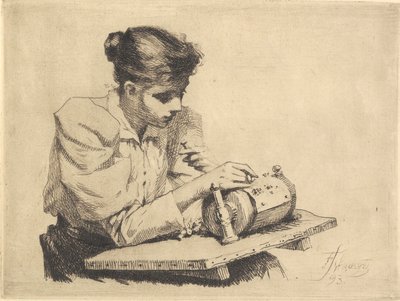 La Dentellière - Frans Schwartz