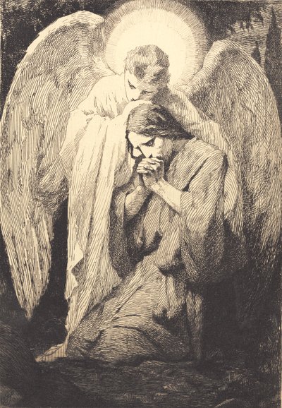 Christ à Gethsémani - Frans Schwartz
