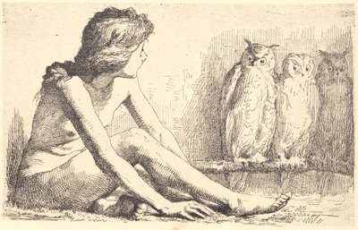 La Fille aux hiboux - Frans Schwartz