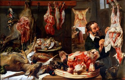 Une Boucherie - Frans Snyders or Snijders