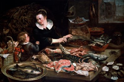 Une poissonnerie, vers 1616-1618 - Frans Snyders or Snijders