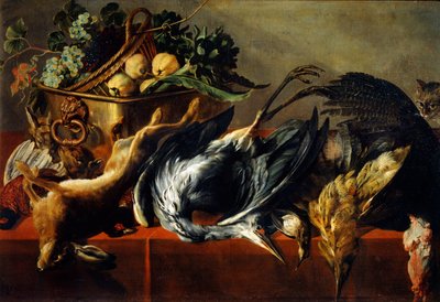 Nature morte avec un coffre en ébène, 17e siècle - Frans Snyders or Snijders