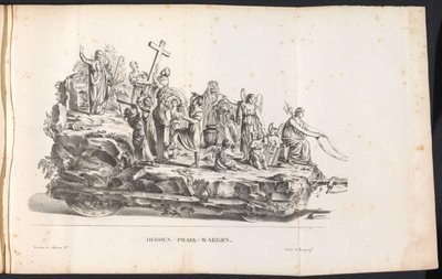 Troisième char dans le défilé pour Saint Rombaut, 1825 - Frans Vervloet