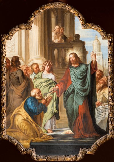 Église paroissiale (Parochiekerk Onze-Lieve-Vrouw). Intérieur. Peinture. Frans Ykens. - Frans Ykens