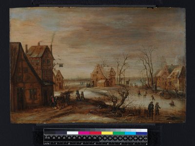 Un Village en Hiver - Frans de Momper