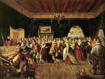 Un bal - Frans the Elder Francken
