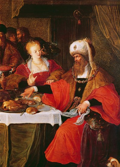 Hérode et Hérodiade au festin d