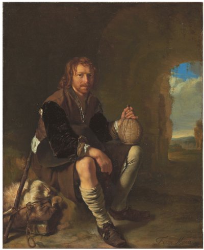 Un voyageur au repos - Frans van Mieris
