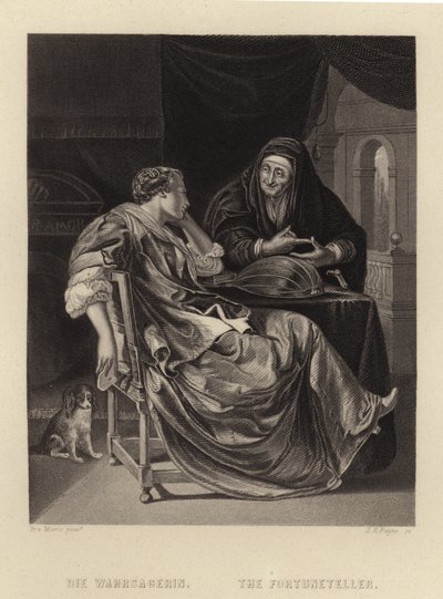 La diseuse de bonne aventure - Frans van Mieris