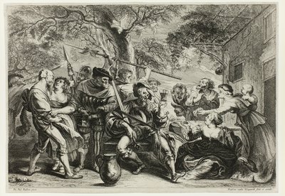 Soldats et paysans - Frans van den Wyngaerde