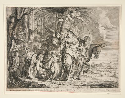 La Fuite en Égypte - Frans van den Wyngaerde
