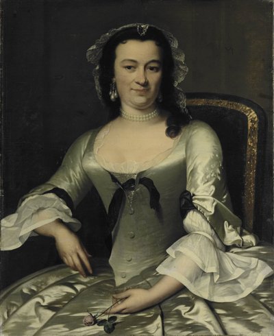 Portrait de Maria Henriëtte van de Pol, épouse de Willem Sautijn - Frans van der Mijn