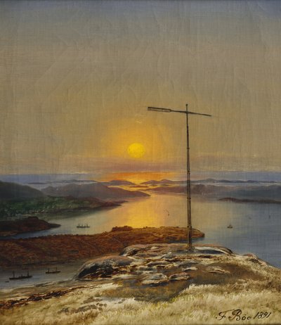 Vue de Sandviksfjellet, Bergen - Frants Diderik Boe