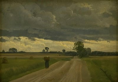 Paysage par temps gris - Frants Henningsen