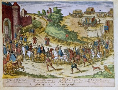 Entrée du duc Ferdinand Alvare de Tolède ou Fernando Alvarez de Tolède y Pimentel (1508-1582), 3e duc d