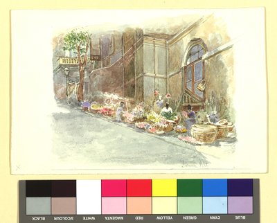 Blumenmarkt - Franz Alt